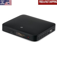 Mini DVD Player 1080p HDMI Remote Built-in Speakers USB Output Compact Design