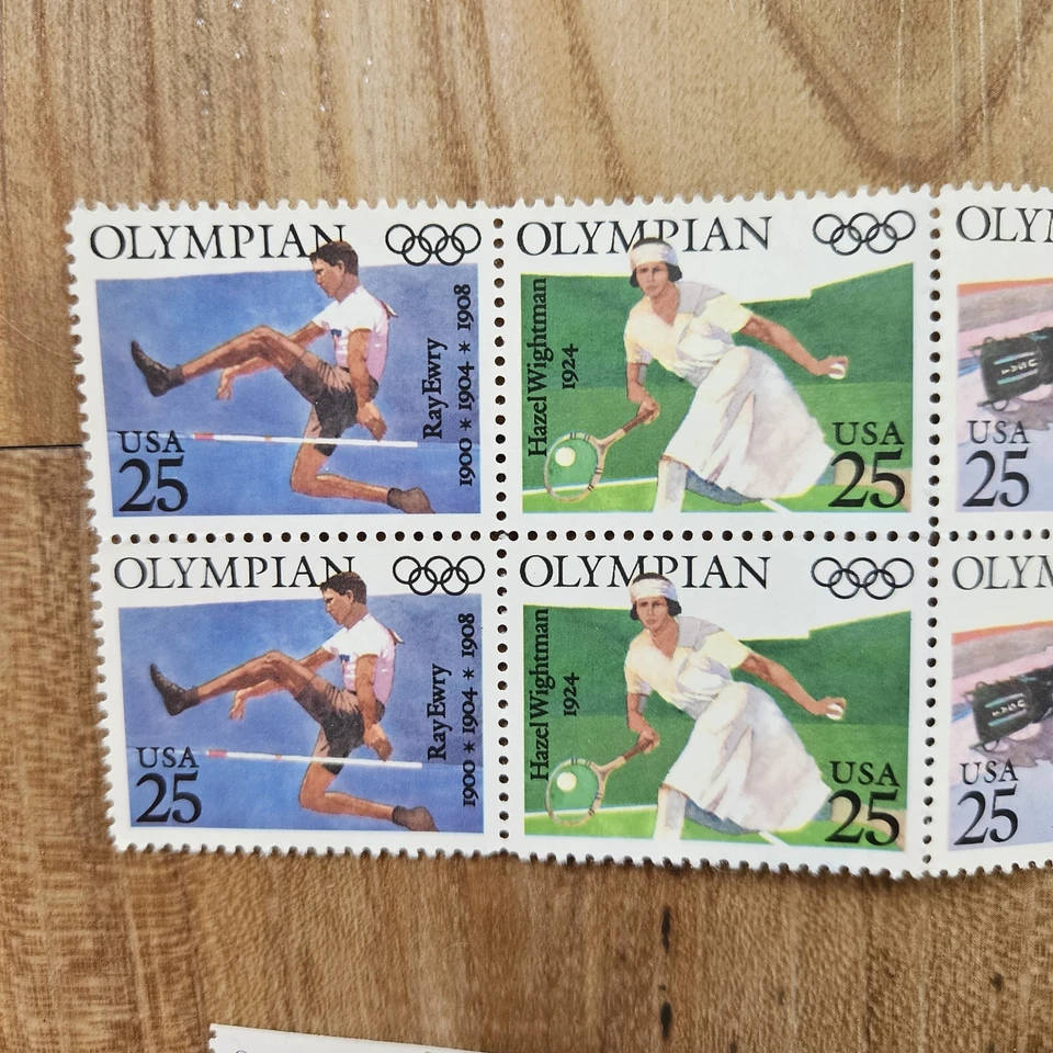 VINTAGE 1980'S Lot 25 CENT, 32 CENT US POSTAGE COMMERATIVE STAMPS 1989 - Image 2 of 4