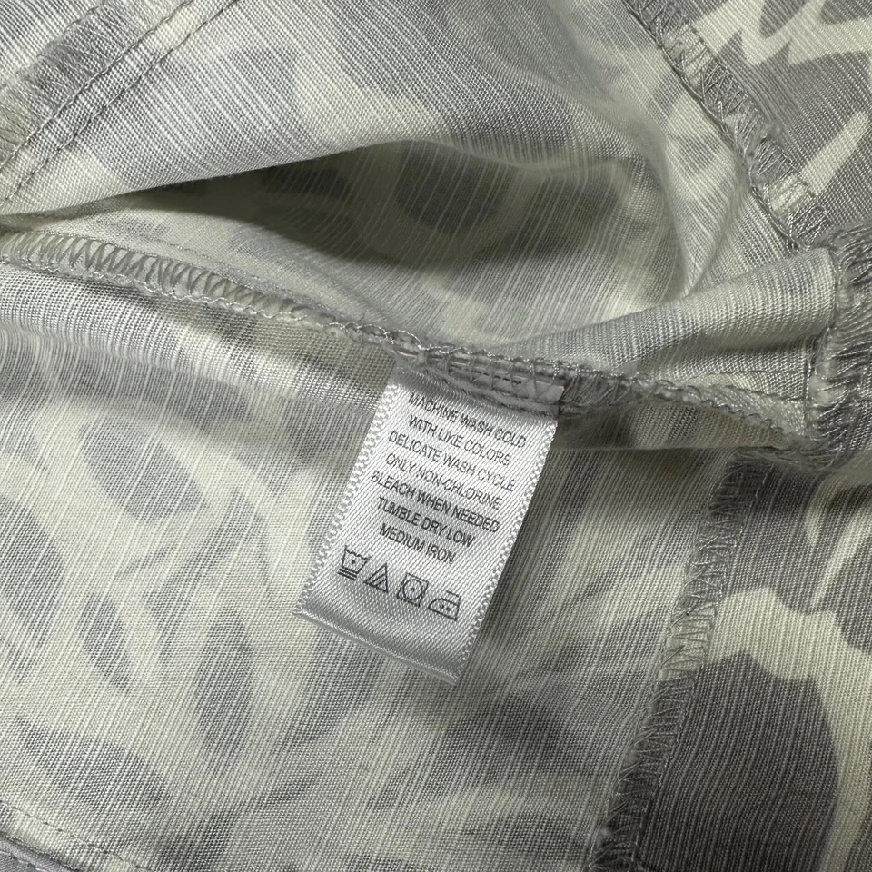 Женская куртка GEORGE by Mark Eisen размер Small длина 3/4 с серым цветочным принтом - Изображение 3 из 4