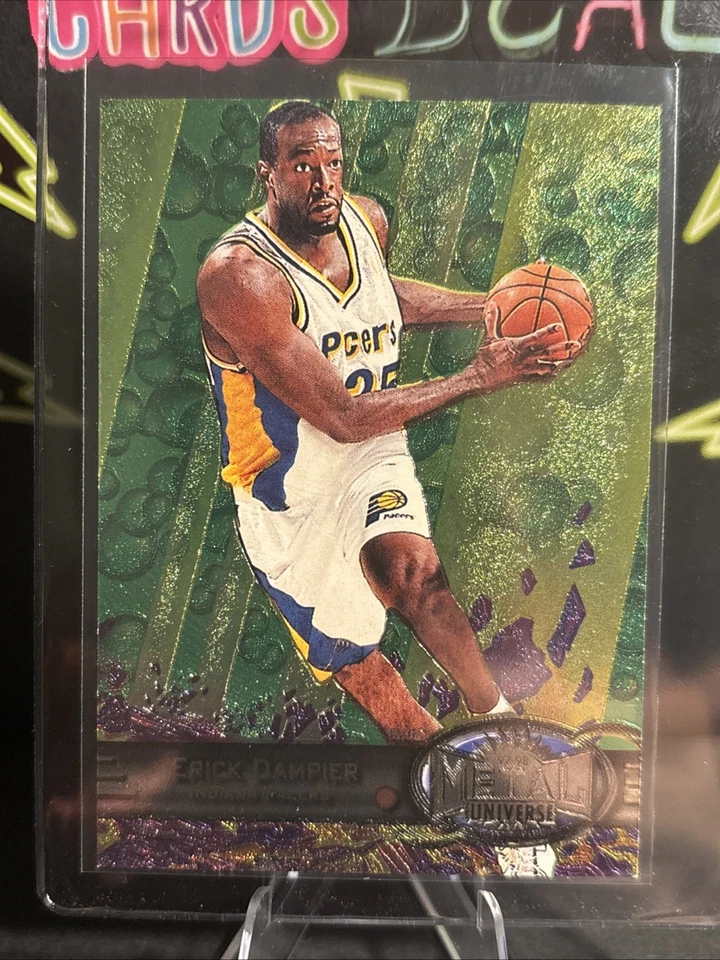 1997-98 METAL UNIVERSE ERICK DAMPIER INDIANA PACERS #79 - Image 2 of 3