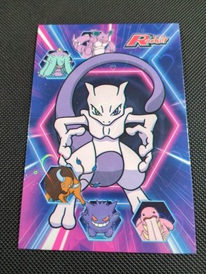 Mewtwo Combo Gengar Heart Holo Team Rocket Card Database Peru Pokemon
