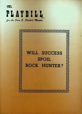 Will Success Spoil Rock Hunter Playbill September 10 1956 Jayne Mansfield