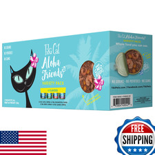 Tiki Cat Aloha Friends Variety Pack Seafood Pumpkin Wet High-Protein 3oz 12-Pack