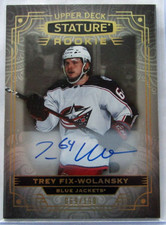 2022-23 Stature #168 Trey Fix-Wolansky-Rookie Auto-069/199