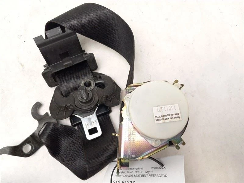 RETRACTOR CINTURÓN SEGURIDAD CONDUCTOR DELANTERO BMW 325 XI 2006 OEM Foto 3 de 4