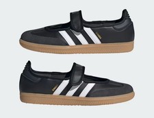 Adidas Samba JANE SHOES Cloud White / Carbon / Core Black 5.5 Women's New In Box