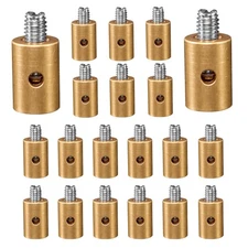 20PCS Solderless Cable Nipples 6mm Throttle Brake Ends for Cars Motorcycles