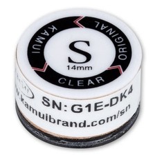 Kamui Clear Original - Soft - 14MM Pool Cue Stick Tip - Leather - SHIPS FAST