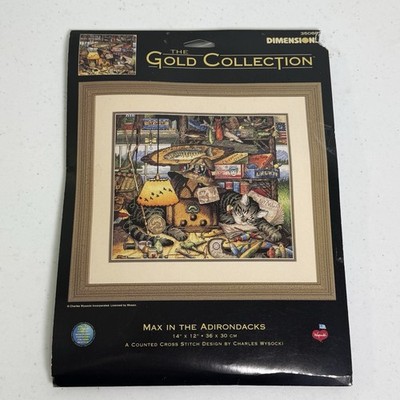 Dimensions Gold Collection Cross Stitch Kit Max in the Adirondacks 35088 Animals