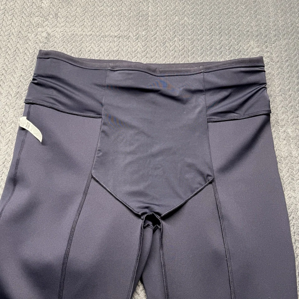Leggings Spanx de gamuza sintética para mujer 3X pantalones elásticos de tiro alto azul marino Foto 4 de 4