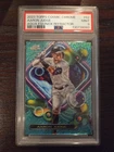 Aaron Judge 2023 Topps Chrome Cosmic #62 Aqua Equinox Refractor /199 PSA 9 Mint