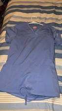 Dickies Balance Scrubs Set Blue XS V-Neck Top  Pants DK135