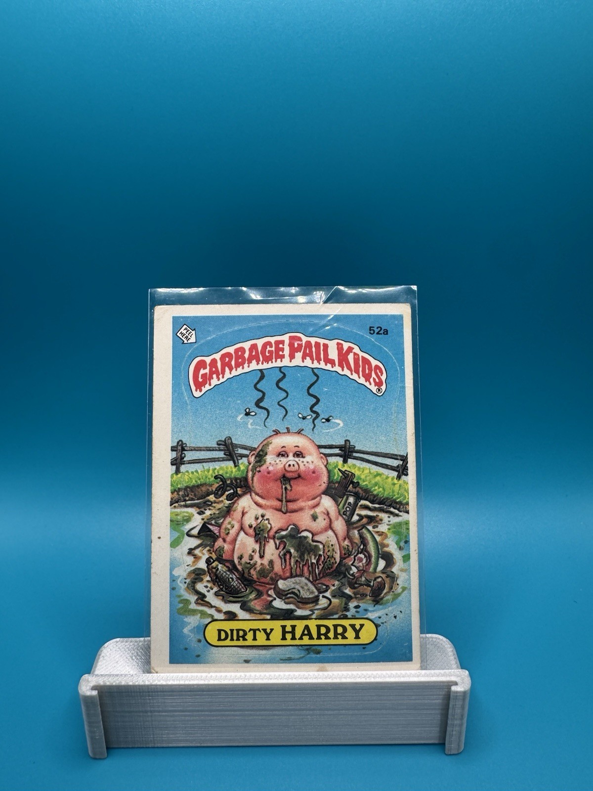 1985 Topps Garbage Pail Kids Series 2 #52a Dirty Harry VG