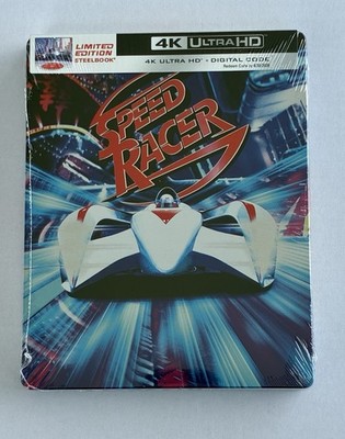 Speed Racer 4K UHD Steelbook + Digital - Brand New / Sealed - The Wachowskis