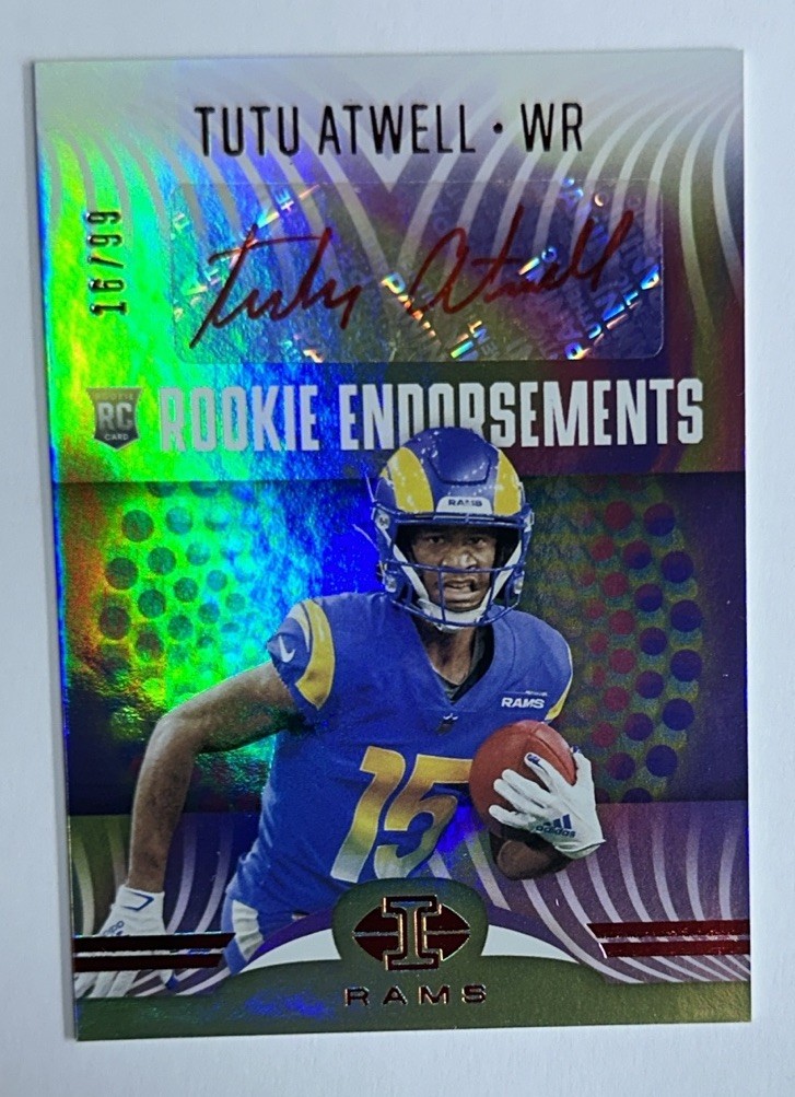 Tutu Atwell Panini Illusions Rookie Endorsements Autographs #RE20 Base