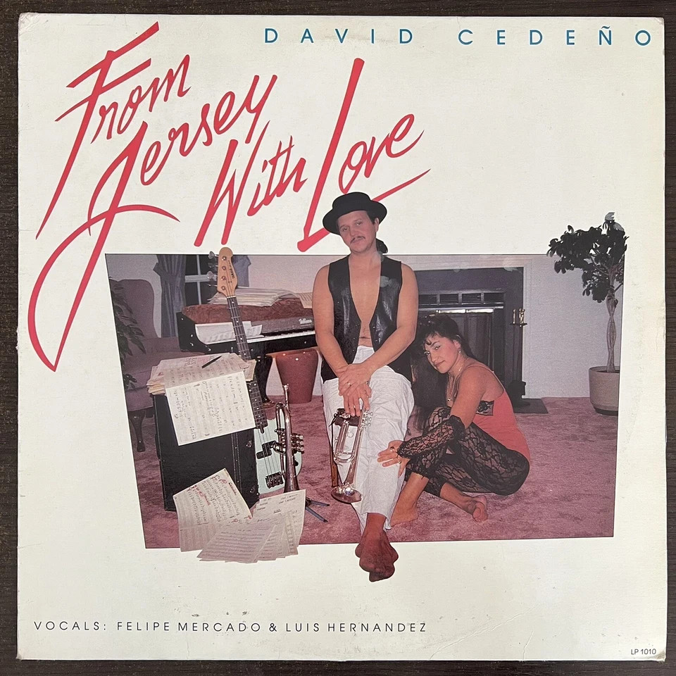 David Cedeño - From Jersey With Love , Salsa Latin Record Rare Vinyl-GREAT BUY