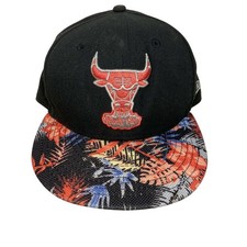 Chicago Bulls 9Fifty NBA New Era Hat Snapback Floral One Size Fits Most