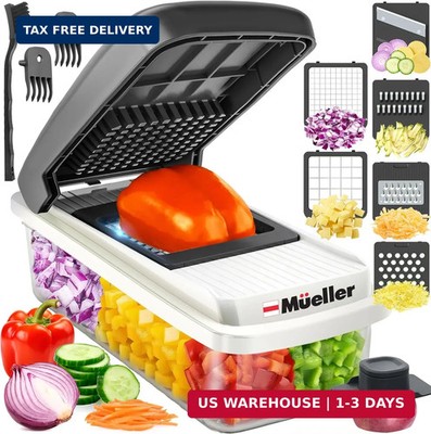 Mueller Vegetable Chopper Mandoline Slicer, Food Veggie Chopper