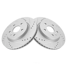 Disc Brake Rotor Set-Performance 2 Piece Brake Rotor Set TRQ BRA79675