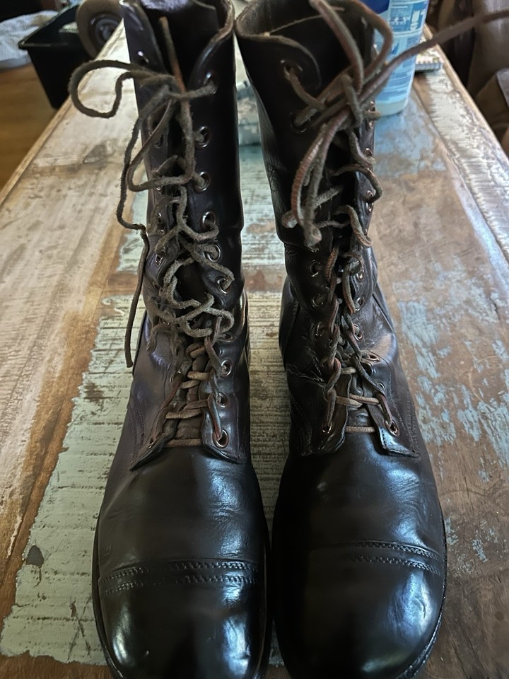 Us Ww2 Boot Raps Original WW2 WWII US Army Paratrooper Jump Boots 11 1/2D | eBay