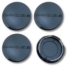 Per Dodge Set Mozzo Tappo Centrale Cerchi in Lega x4 Nero 64mm Molti Modelli Caricabatterie Ram