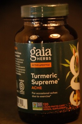 Gaia Herbs Turmeric Supreme ACHE 120 Liquid Phyto-Caps