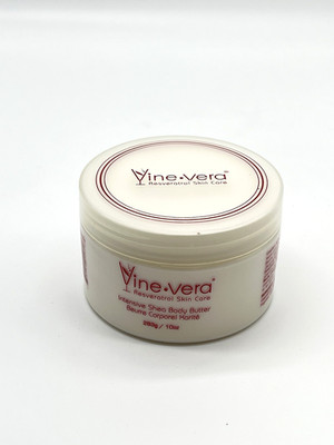 Vine vera Resveratrol Skin Care Intensive Shea Body Butter 10 Oz New