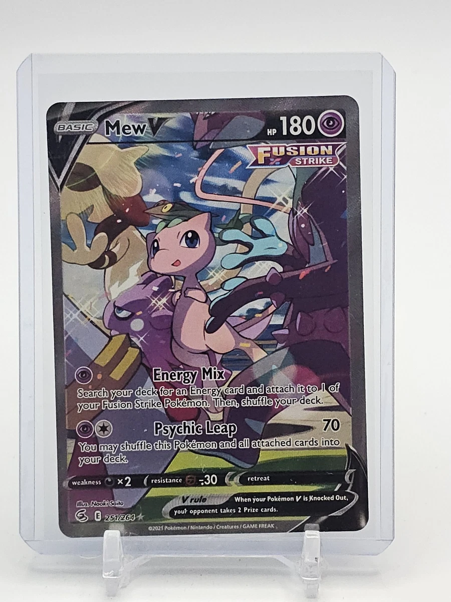 Mew V 251/264 Swsh08: Fusion Strike for sale | eBay