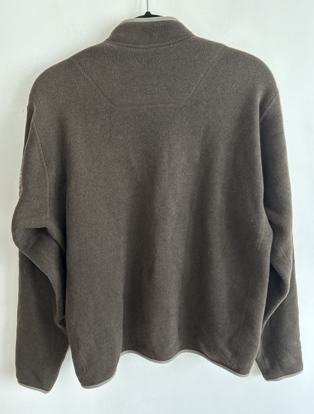 ARC'TERYX Arcteryx Giacca Pile Full Zip Marrone Polartec Uomo Taglia S