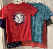 Boys Cat Jack T-shirts Size 8/10 Lot of 4