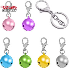 Pet Bells for Dog Cat Collar 6 Pack,Charm Pet Pendant Accessories With1 Pack Sta