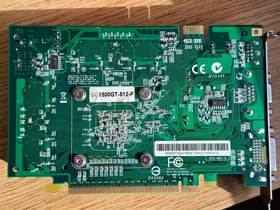 Sweex NVIDIA GeForce 8500GT 512MB/128-bit DDR2 PCI Express x16 /DVI+VGA+TV OUT. - Image 4 of 4