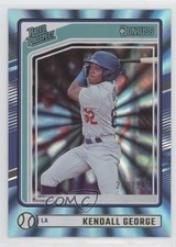 2024 Panini Donruss Rated Prospects Carolina Blue Laser /249 Kendall George 4g8