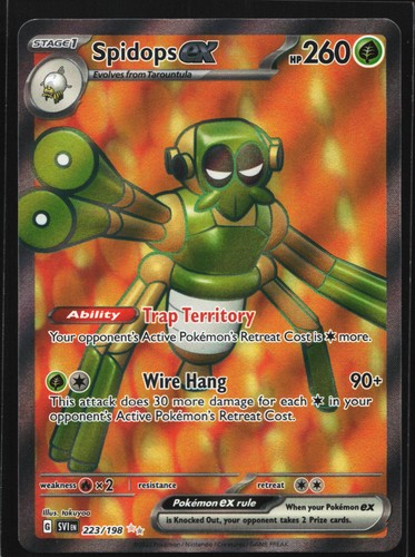 Spidops ex 223/198 SV01: Scarlet & Violet Base Set Ultra Rare Pokemon Card
