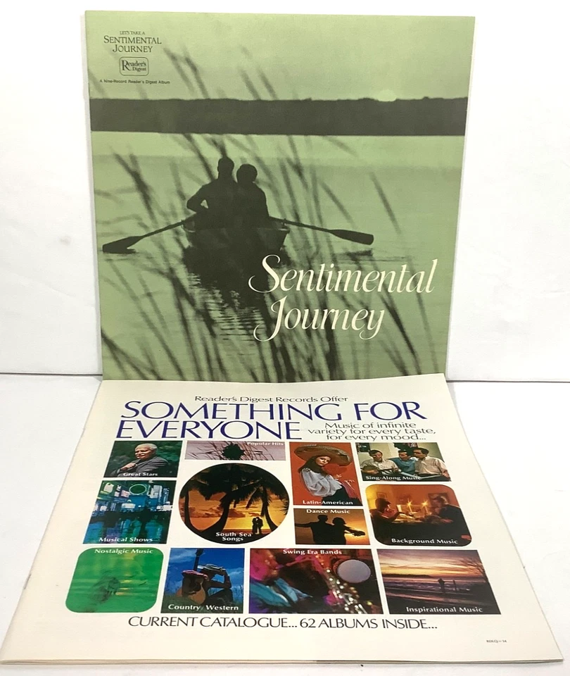 Let's take a sentimental Journey by Readers Digest 33rpm 9 LP RECORD Box Set - Image 4 of 4