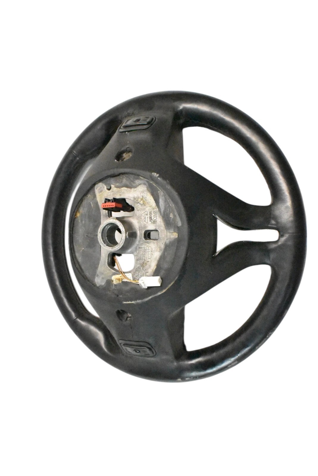 14-16 Maserati Quattroporte Ghibli Steering Wheel Leather Black 670171399 OEM