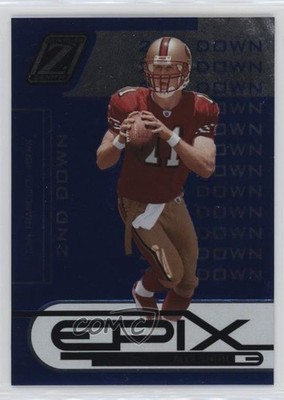 2005 Donruss Zenith Epix 2nd Down Blue 382/400 Alex Smith #E-1 Rookie RC 10k8