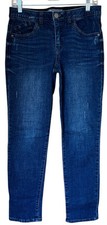 Democracy Jeans Womens Size 6 Ab Technology Mid Rise Dark Wash Denim 30x29