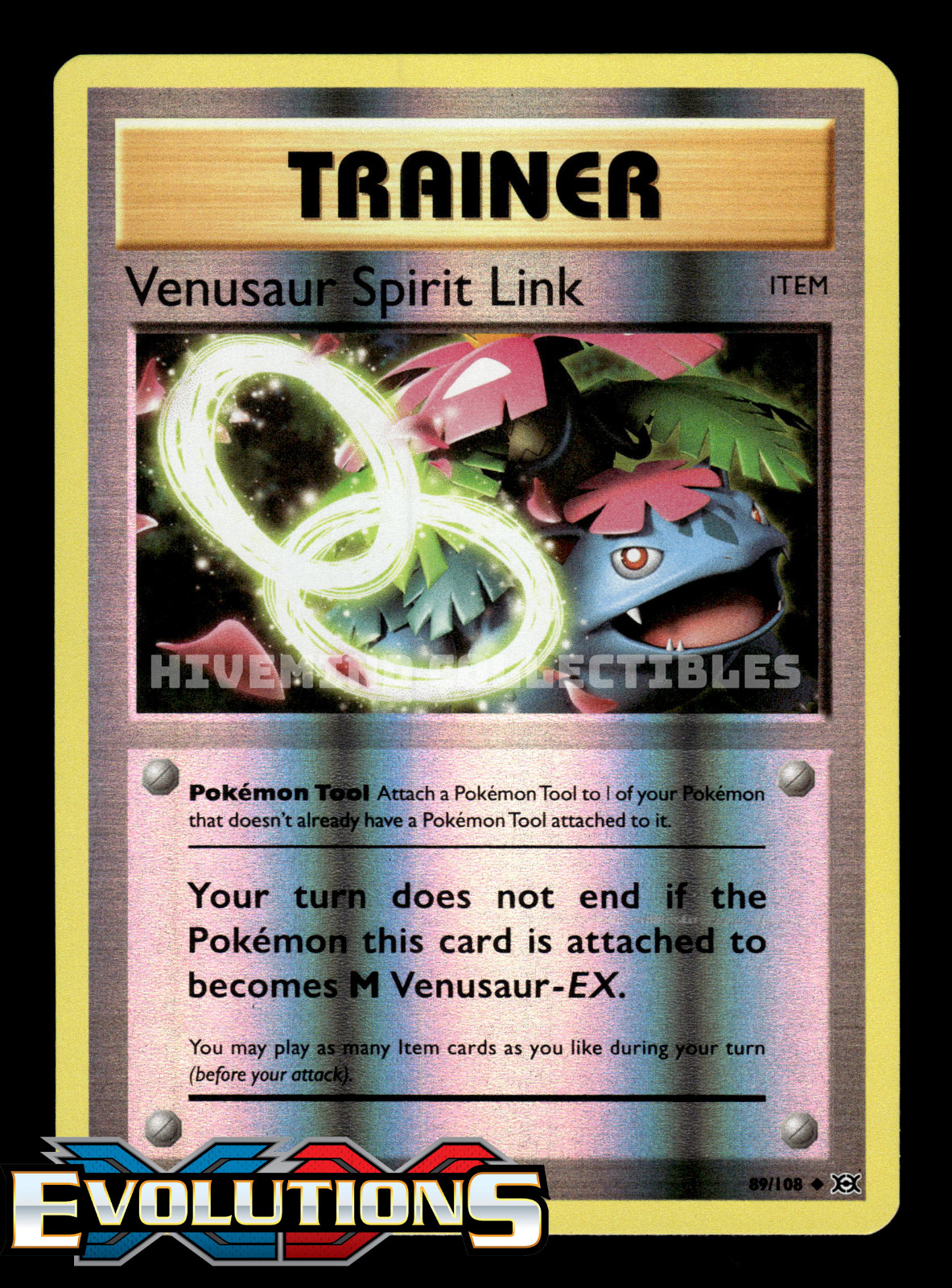 Venusaur Spirit Link 89/108 XY Evolutions Reverse Holo Pokemon Card