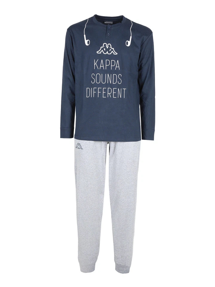 Kappa Pigiama lungo da ragazzo in misto cotone - Immagine 2 di 3