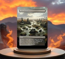 Marsh Flats Custom made Proxy game card