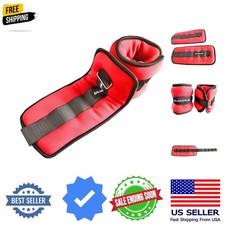 Fully Adjustable Ankle Wrist Arm Leg Weights, 1-20LBS, Multiple Options