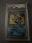 1999 Pokemon Japanese Blastoise #9 Squirtle Intro Deck Holo PSA 3