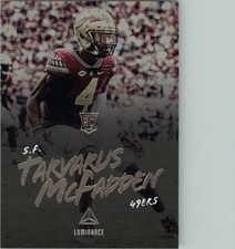 2018 Panini Luminance #195 Tarvarus McFadden RC - FB