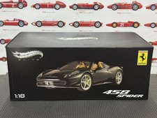 Hot Wheels Ferrari 458 Italia Spider 2011 1:18 BCJ90