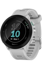 Garmin Forerunner 55 GPS Running Smart Watch White Mens Womens Heart Rate Light
