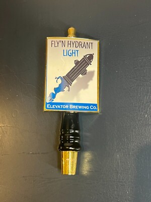 Beer Tap Handle Fly'n Hydrant Light Elevator Brewing Co. 7.5