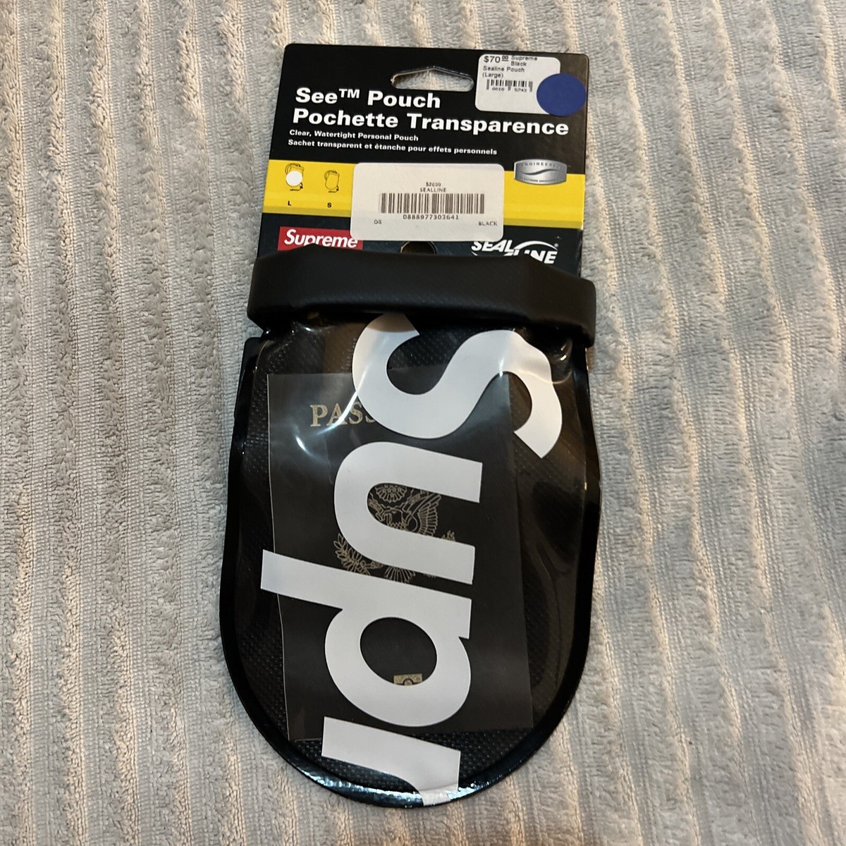New Supreme SealLine See Waterproof Large Pouch in Black New Supreme SealLine See Waterproof Large Pouch in Black