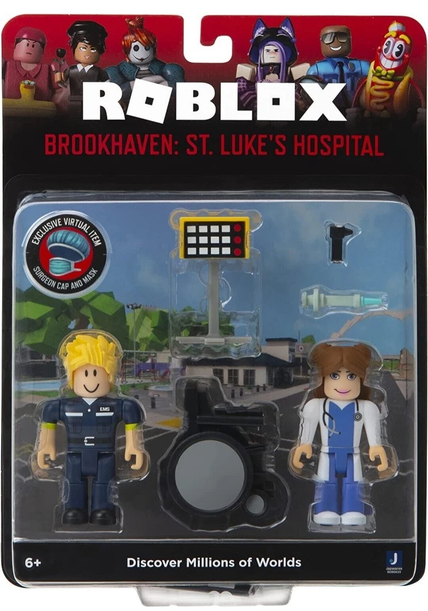 Roblox Brookhaven St. Luke's Hospital Figure Pack Brand new!!