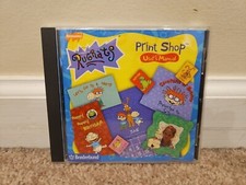 Rugrats Print Shop PC CD-Rom, Windows, 1998, Viacom 